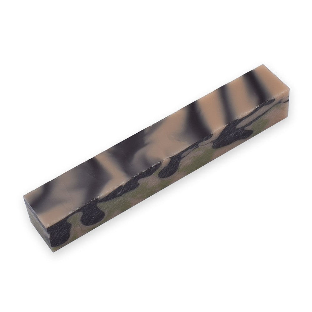 Pen blank - Acryl - 130x20x20 mm - Wüsten-Tarnung - Pfeifenecke